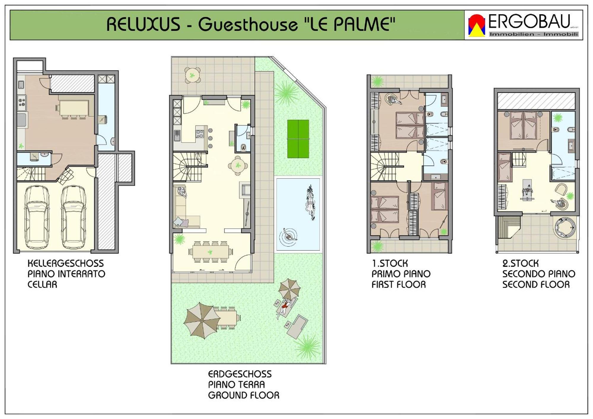 Guesthouse Le Palme Postal / Burgstall Εξωτερικό φωτογραφία